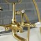 Kingston Brass AE207T7 7-Inch Tub Faucet with Hand Shower, Brushed Brass AE207T7 - alternate 4